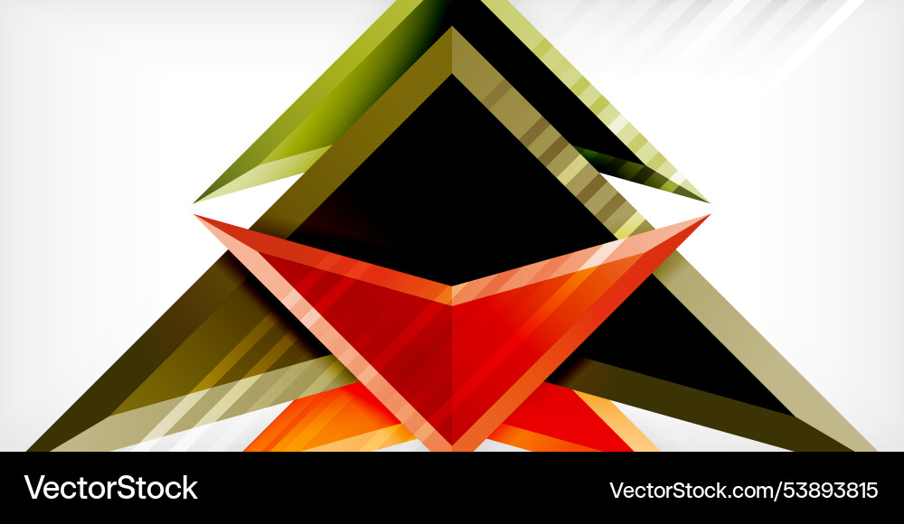 Abstract background color triangles and arrows Abstract background color triangles and arrows Vector Image