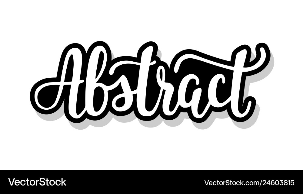 Abstract calligraphy template text for your design Abstract calligraphy template text for your design vector image