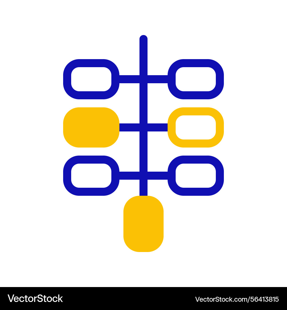 Abstract interconnected shapes create a stylized Abstract interconnected shapes create a stylized vector image