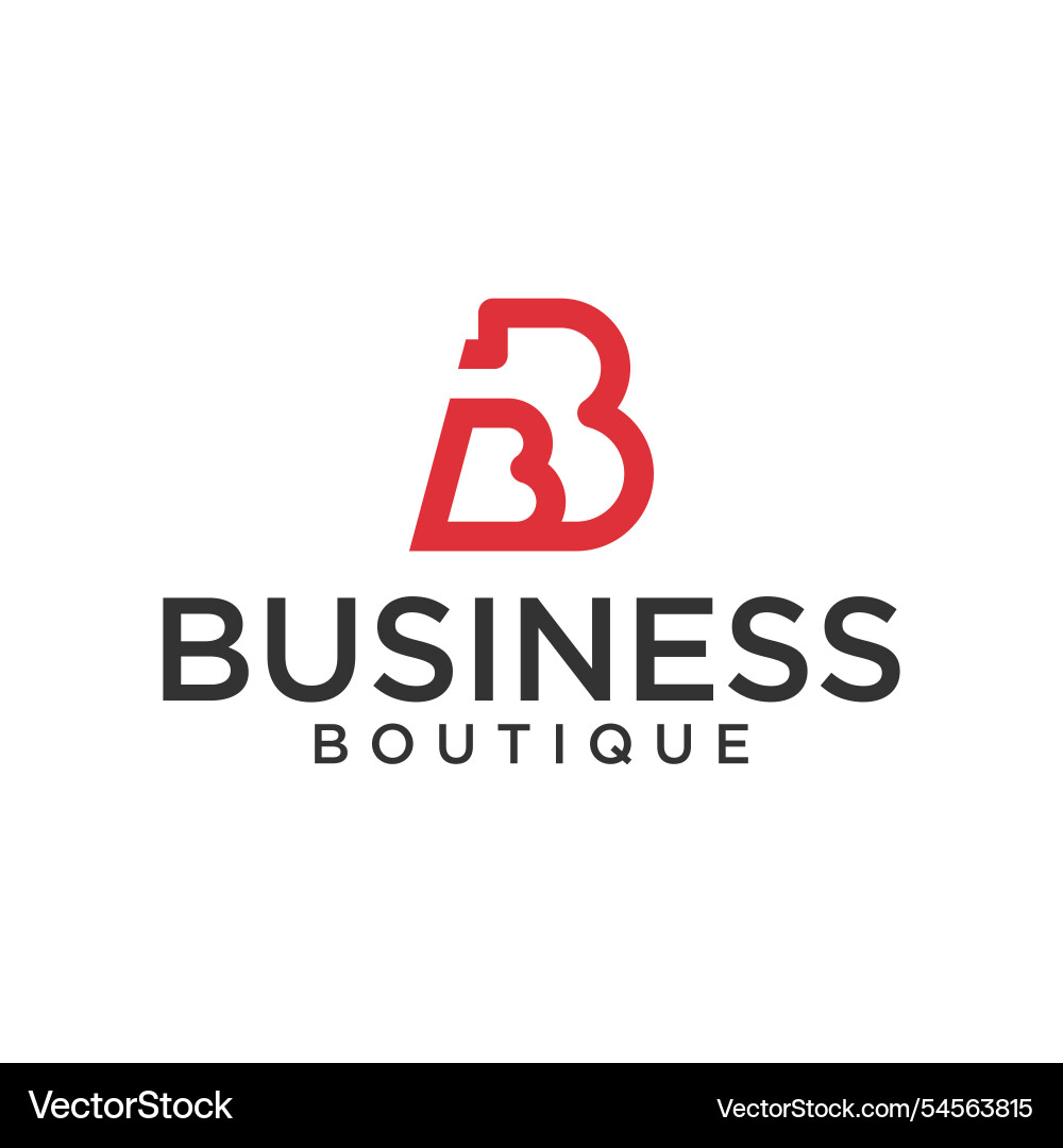 Letter b logo Letter b logo Vector Image