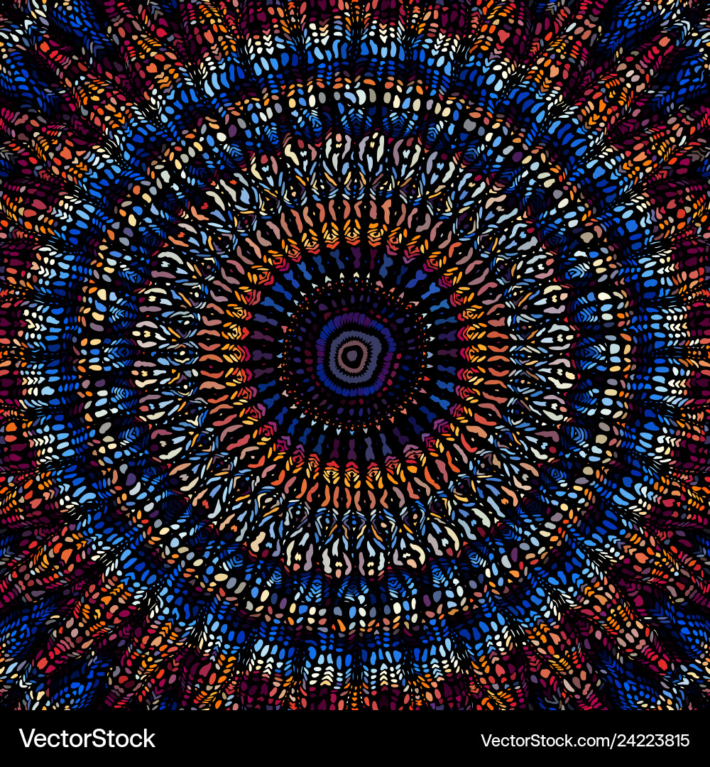 Mosaic art pattern curved image Mosaic art pattern curved image vector image