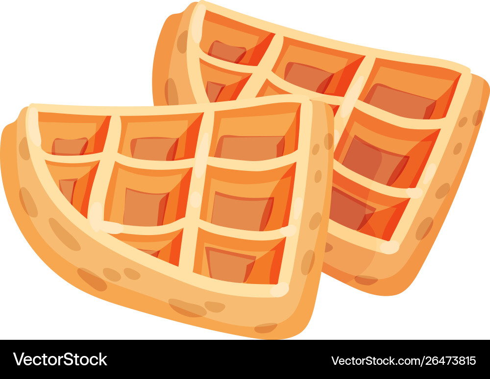 Soft triangular waffles Soft triangular waffles Vector Image