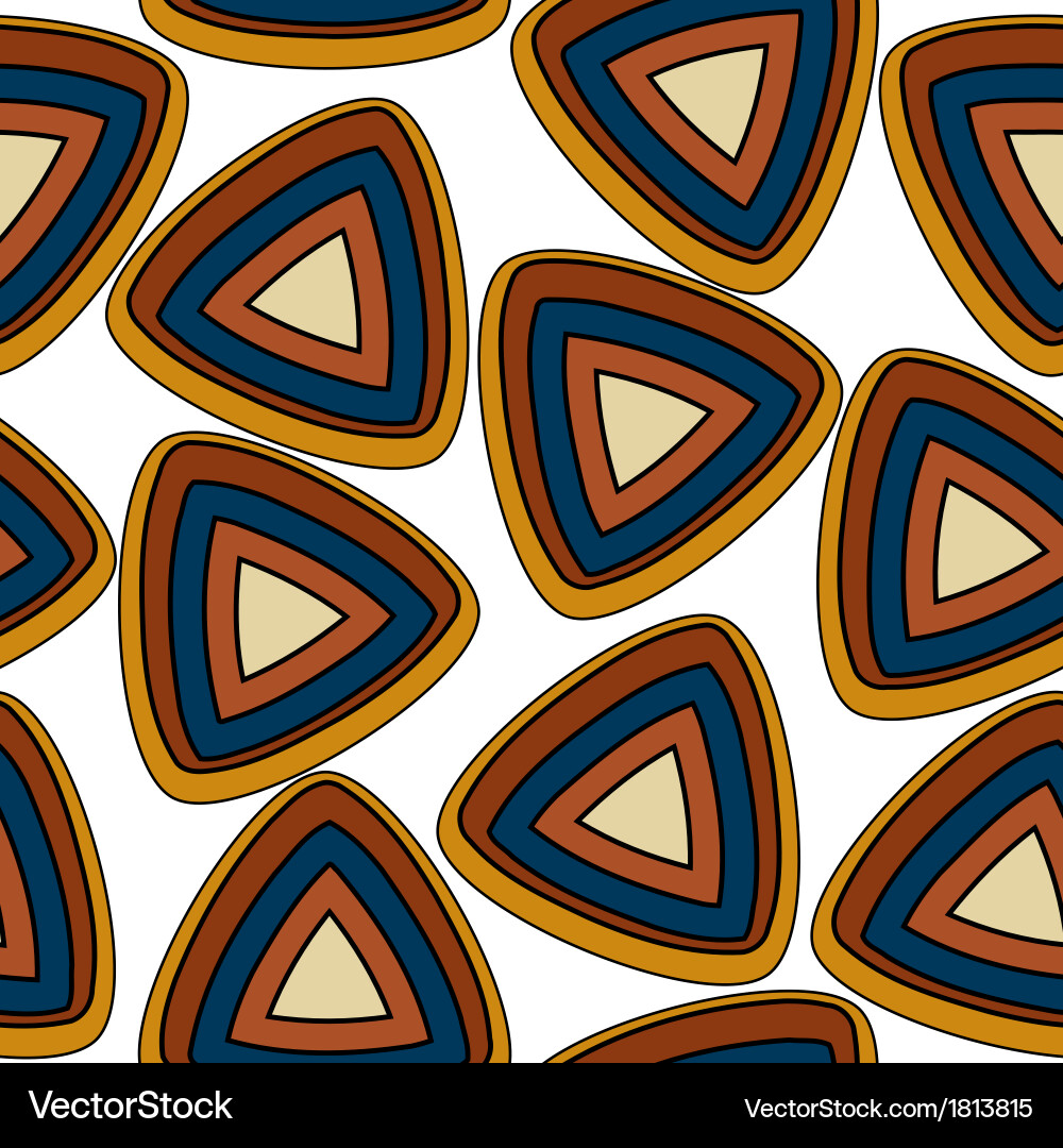 Triangular Geometric Pattern vector image
