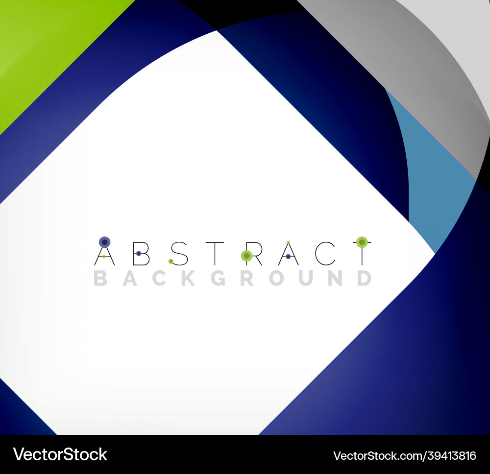Abstract square shape with overlapping waves Abstract square shape with overlapping waves Vector Image