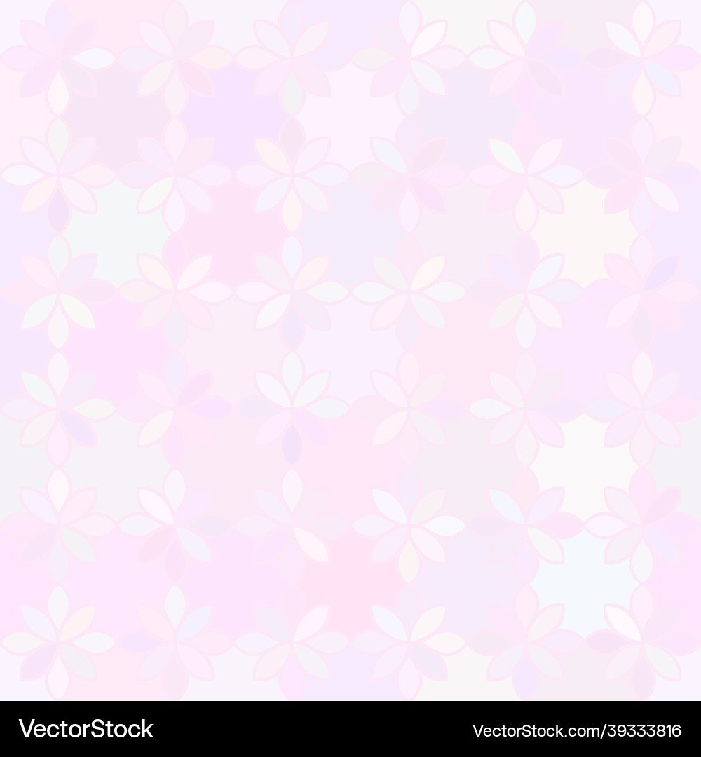Flower background abstract seamless pattern vector image