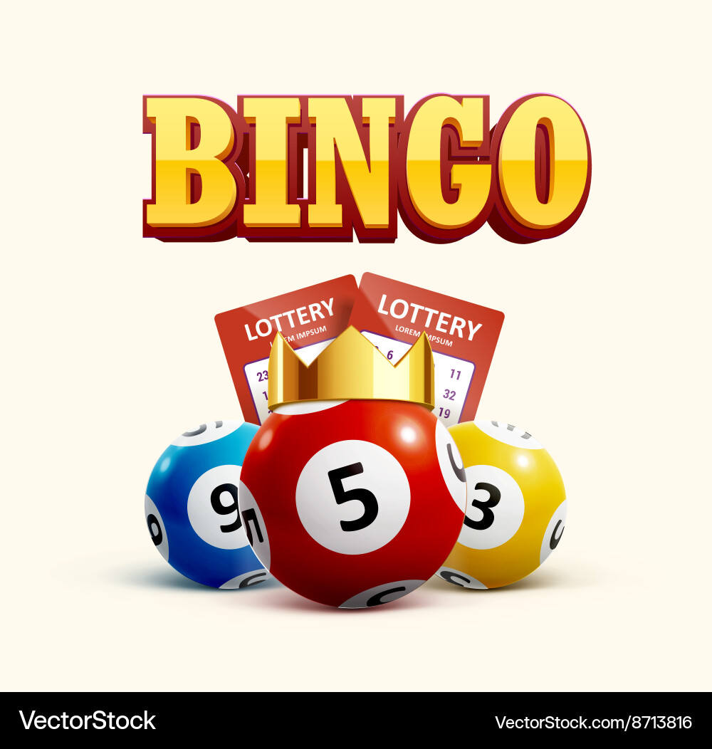 Lottery icon realistic objects eps 10 Vector Image