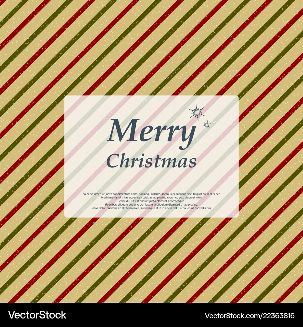 Retro christmas colorful stripe line pattern Retro christmas colorful stripe line pattern vector image