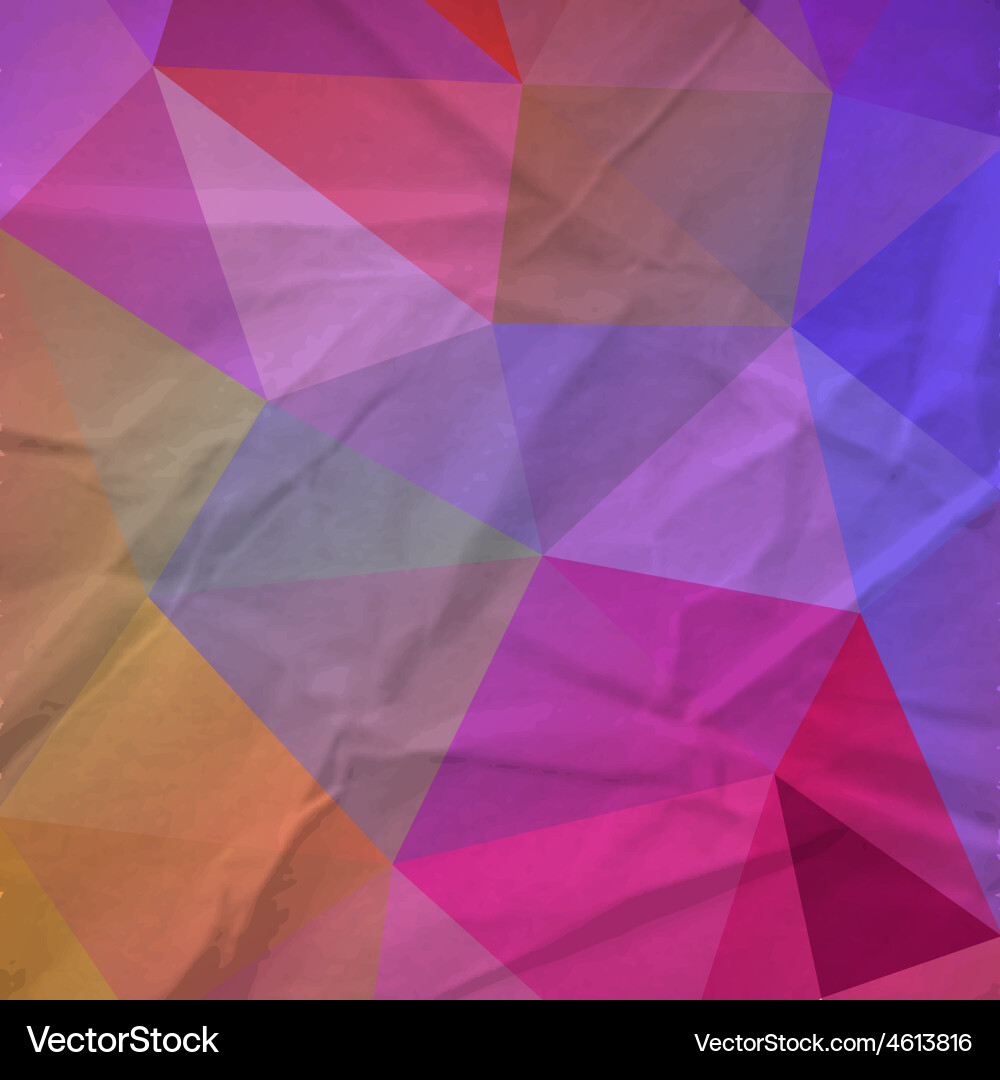 Retro triangle background Vector Image