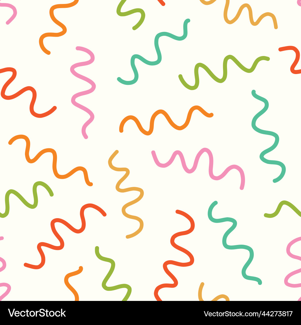 Abstract squiggle pattern background fun Abstract squiggle pattern background fun vector image