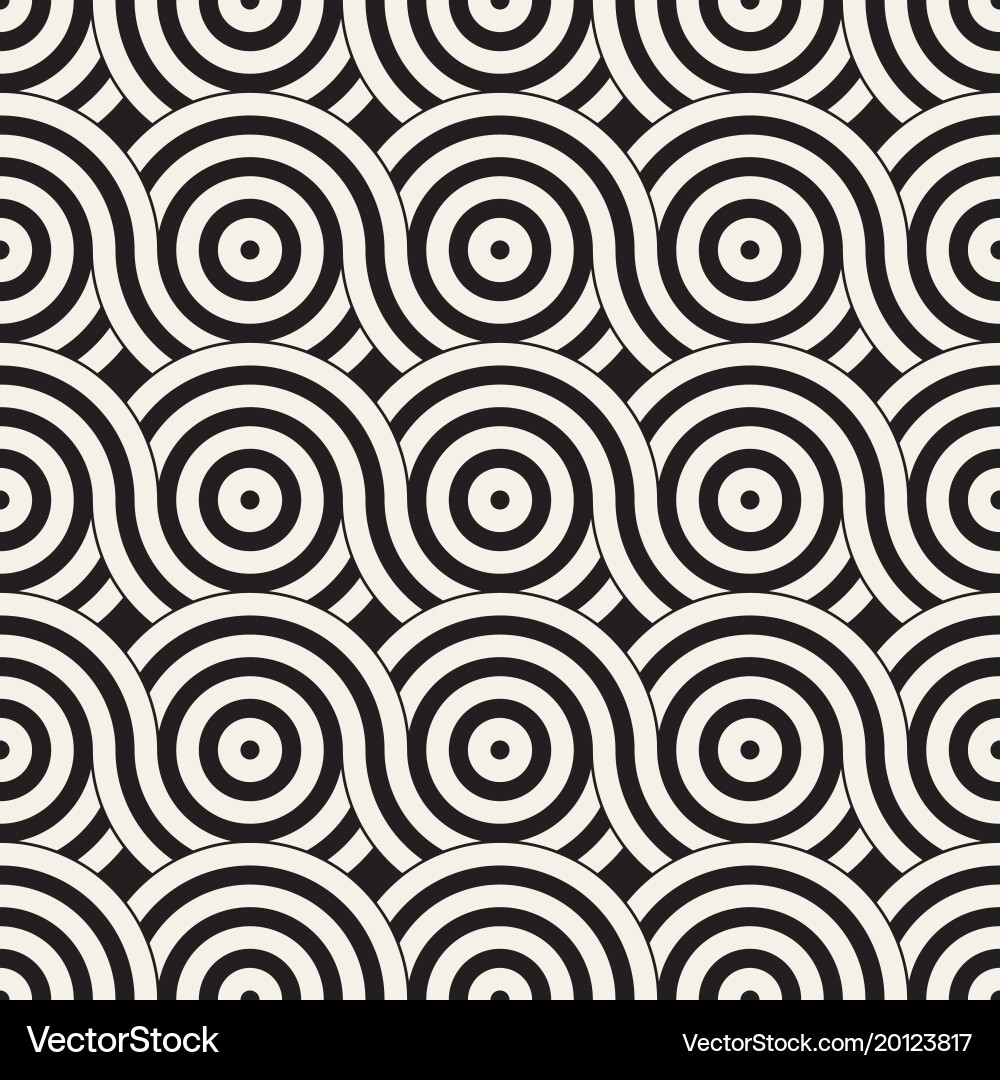 Circular Rounded Line Texture vector image