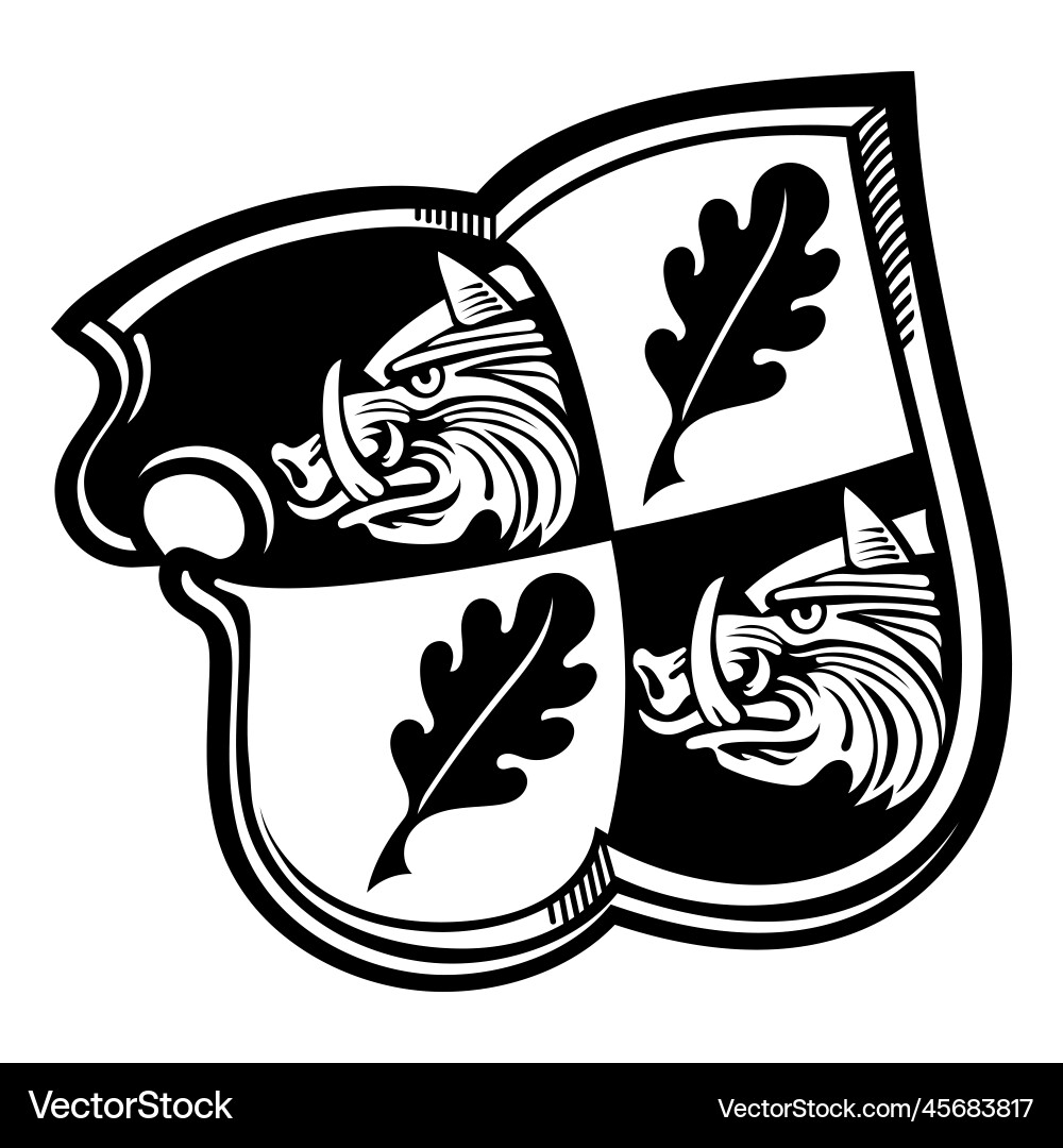Design in a medieval knightly style knight s Design in a medieval knightly style knight s vector image
