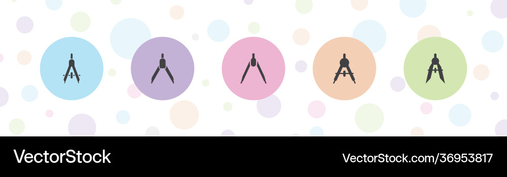 Drafting icons vector image