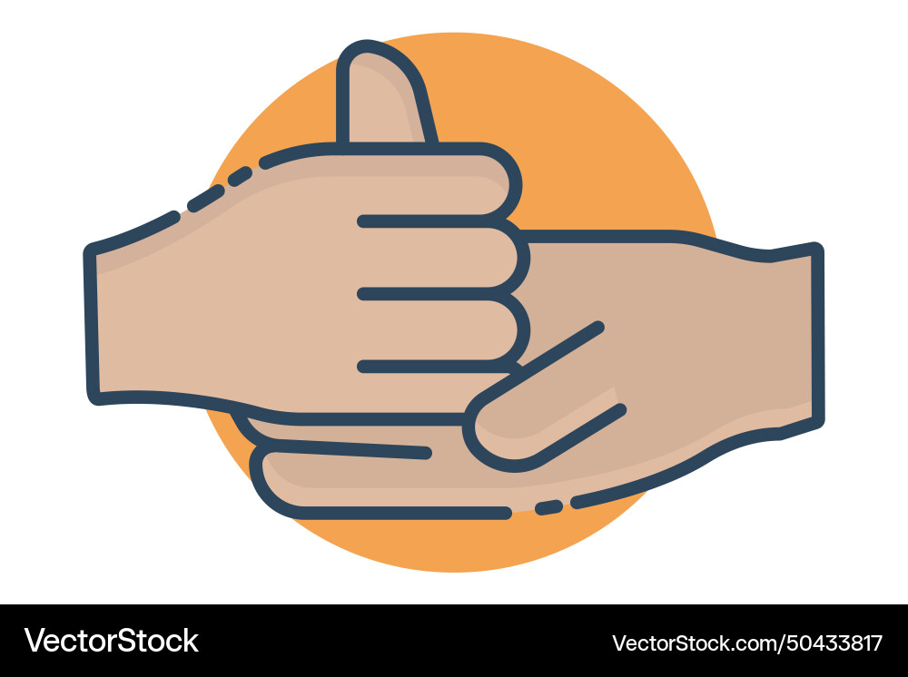 Help sign language symbol Help sign language symbol vector image