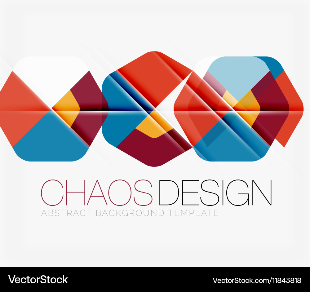 Abstract background with round shapes Vector Image