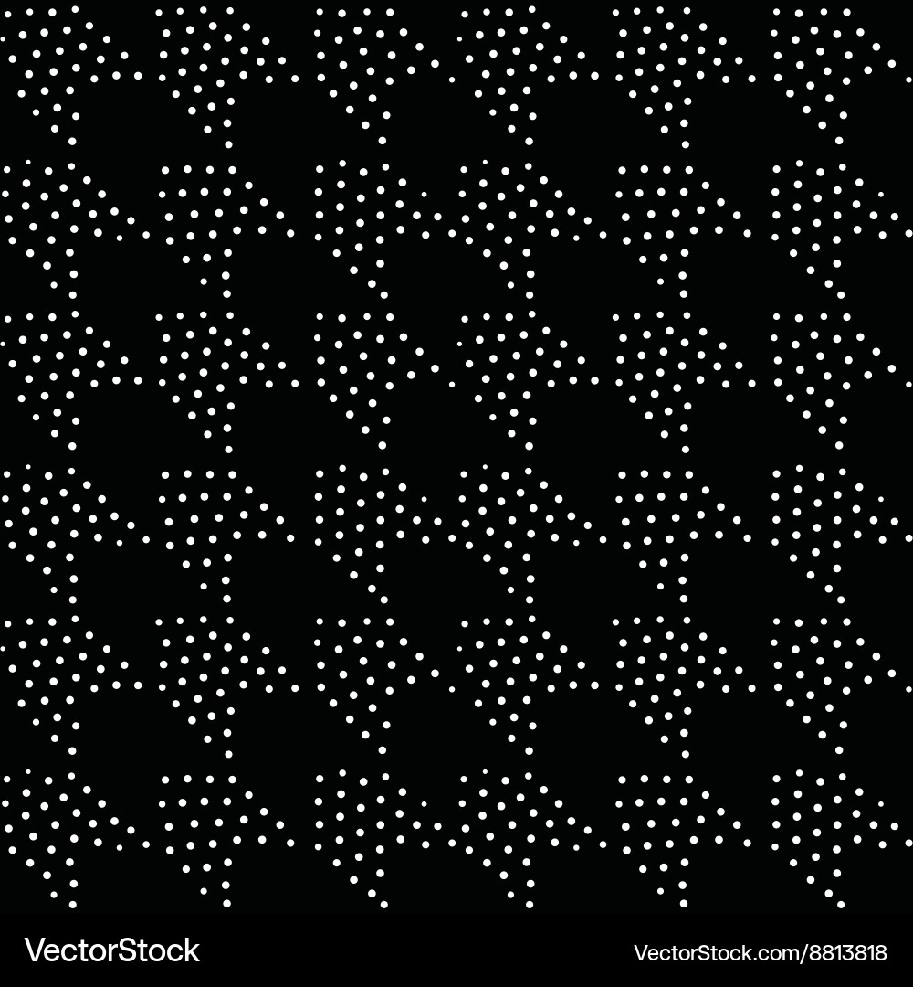 Abstract Geometric Pointillism Pattern vector image
