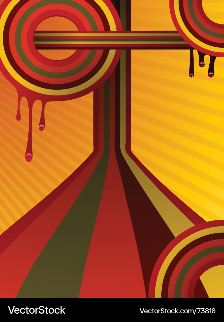 Abstract retro background vector image