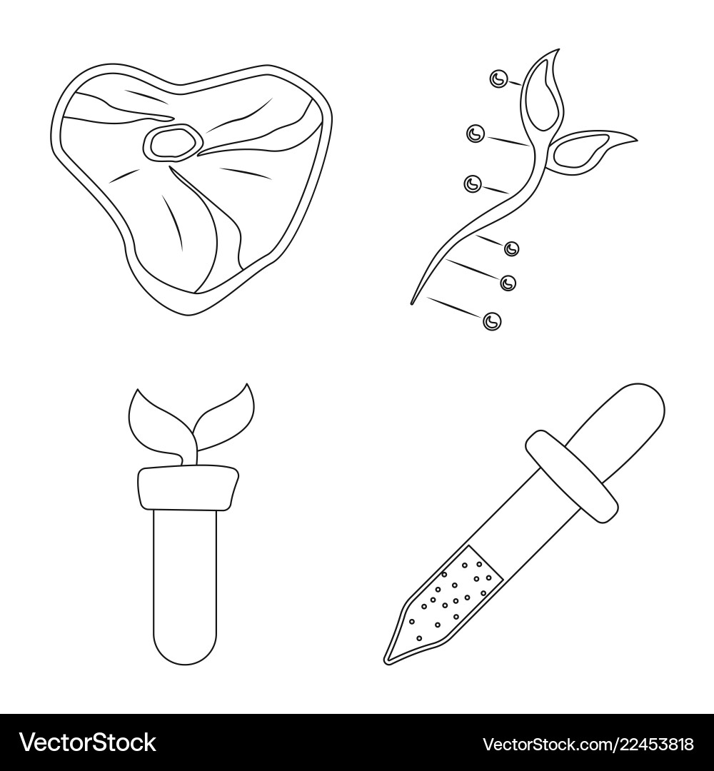 Isolated object of and sign collection Isolated object of and sign collection vector image