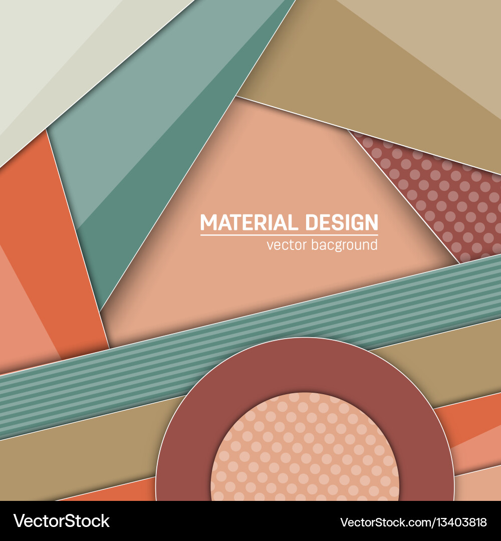 Material design background abstract Material design background abstract vector image