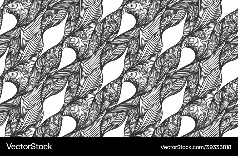 Modern sketch flow pattern abstract geometric Modern sketch flow pattern abstract geometric vector image