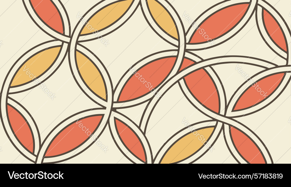 Abstract repeating geometric pattern vector image