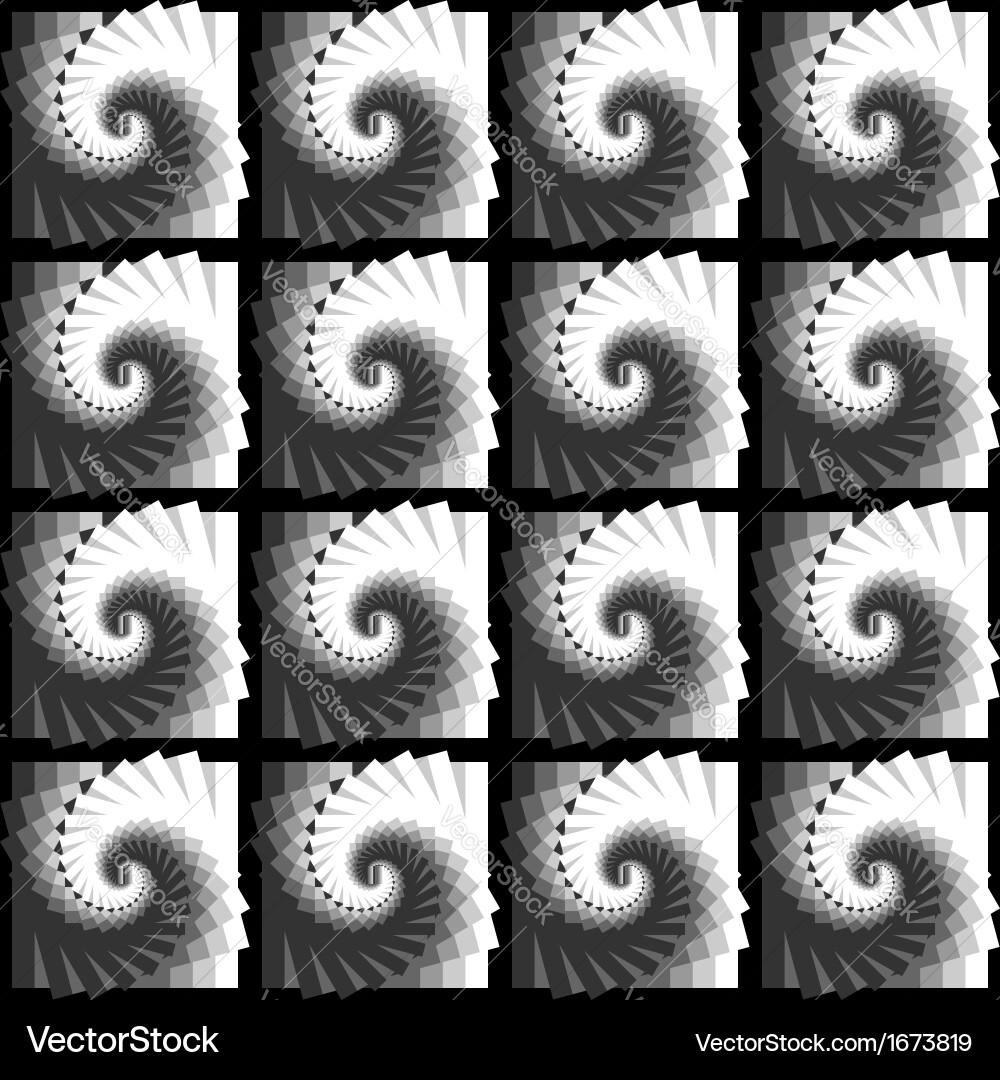 Design seamless monochrome wave pattern vector image