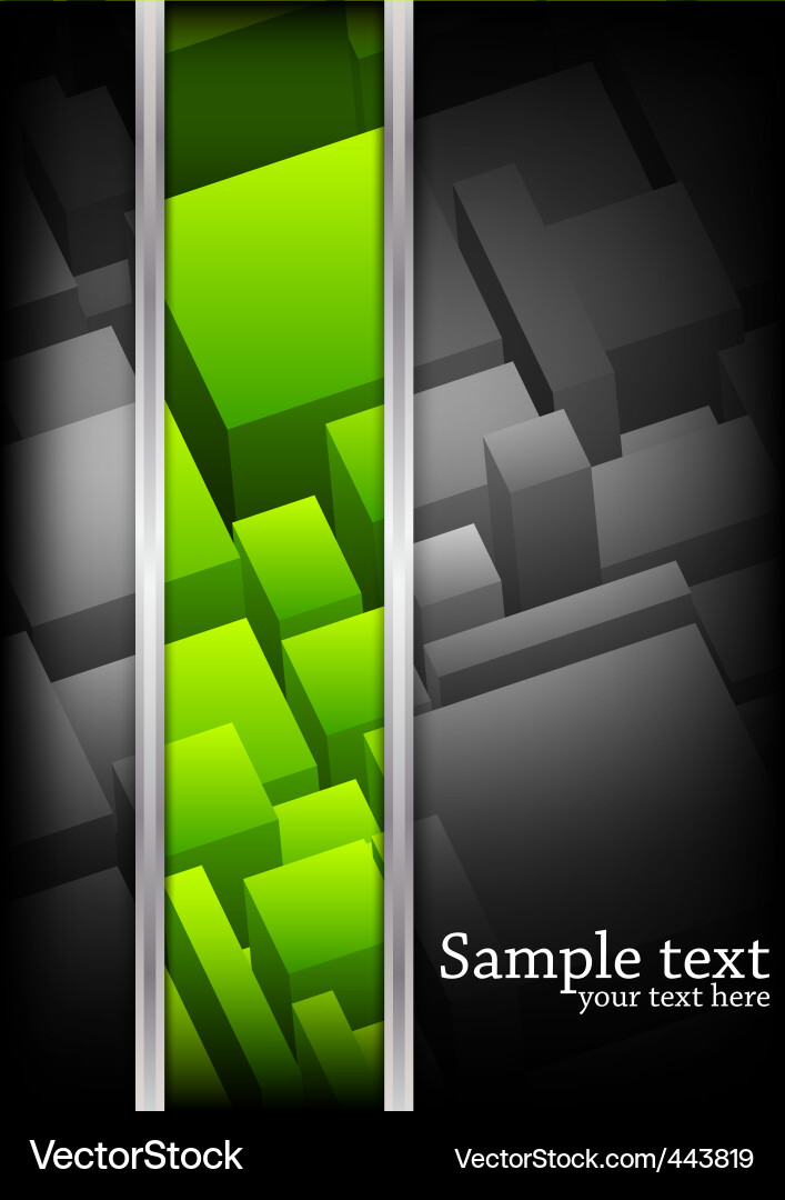 Geometrischer Cube Hintergrund Vektorbild