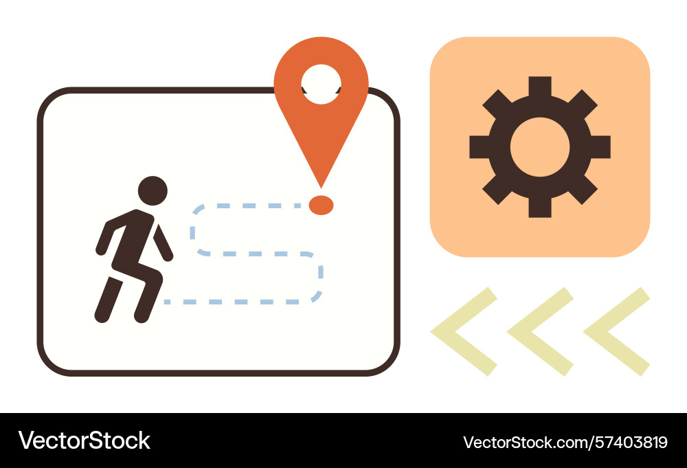 Roadmap and process concept with geolocation pin Roadmap and process concept with geolocation pin vector image