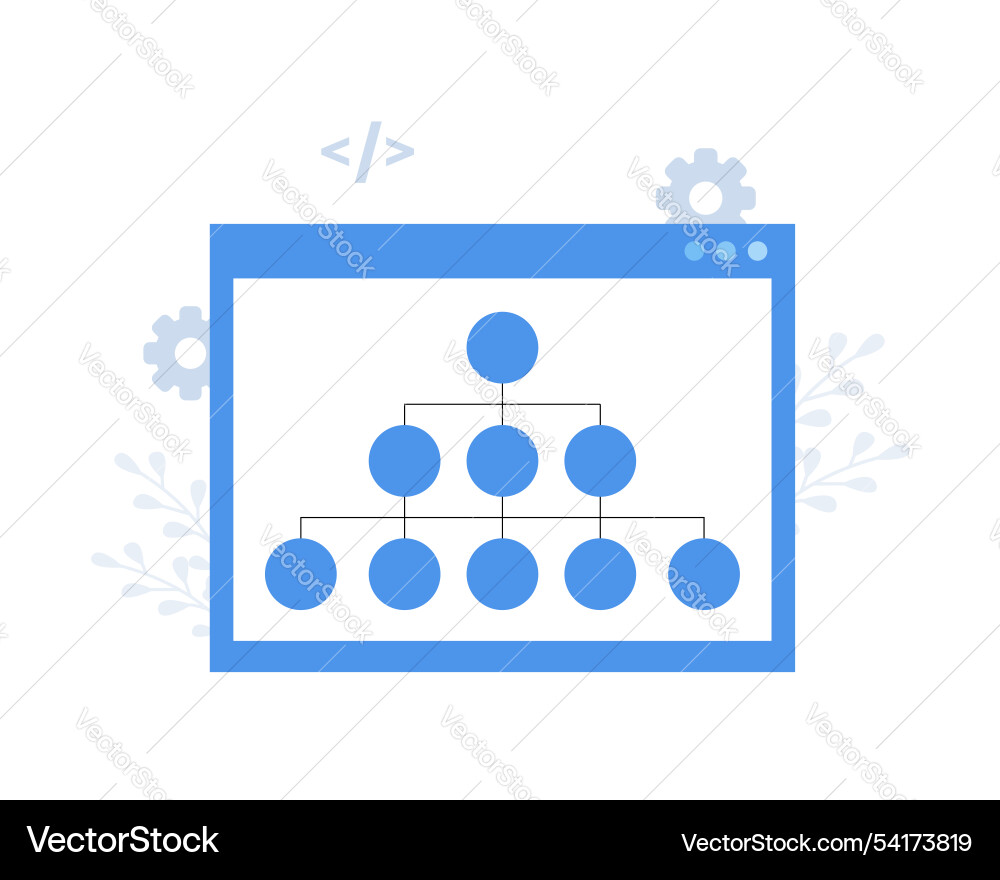 Sitemap creation concept seo optimization site Sitemap creation concept seo optimization site vector image