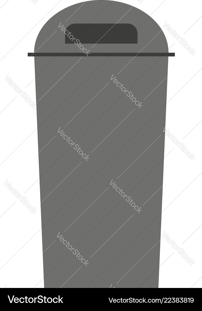 Waste can of garbage types container bin Waste can of garbage types container bin vector image