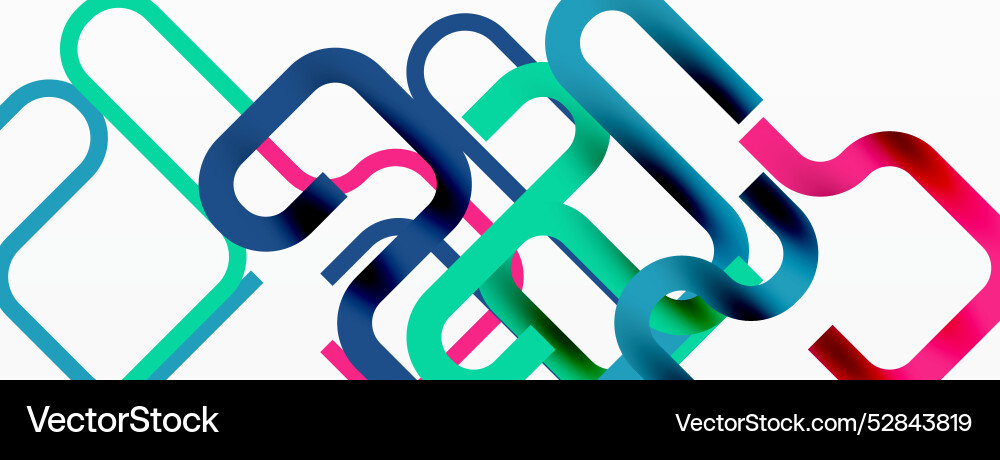 Wave lines minimal abstract background Vector Image