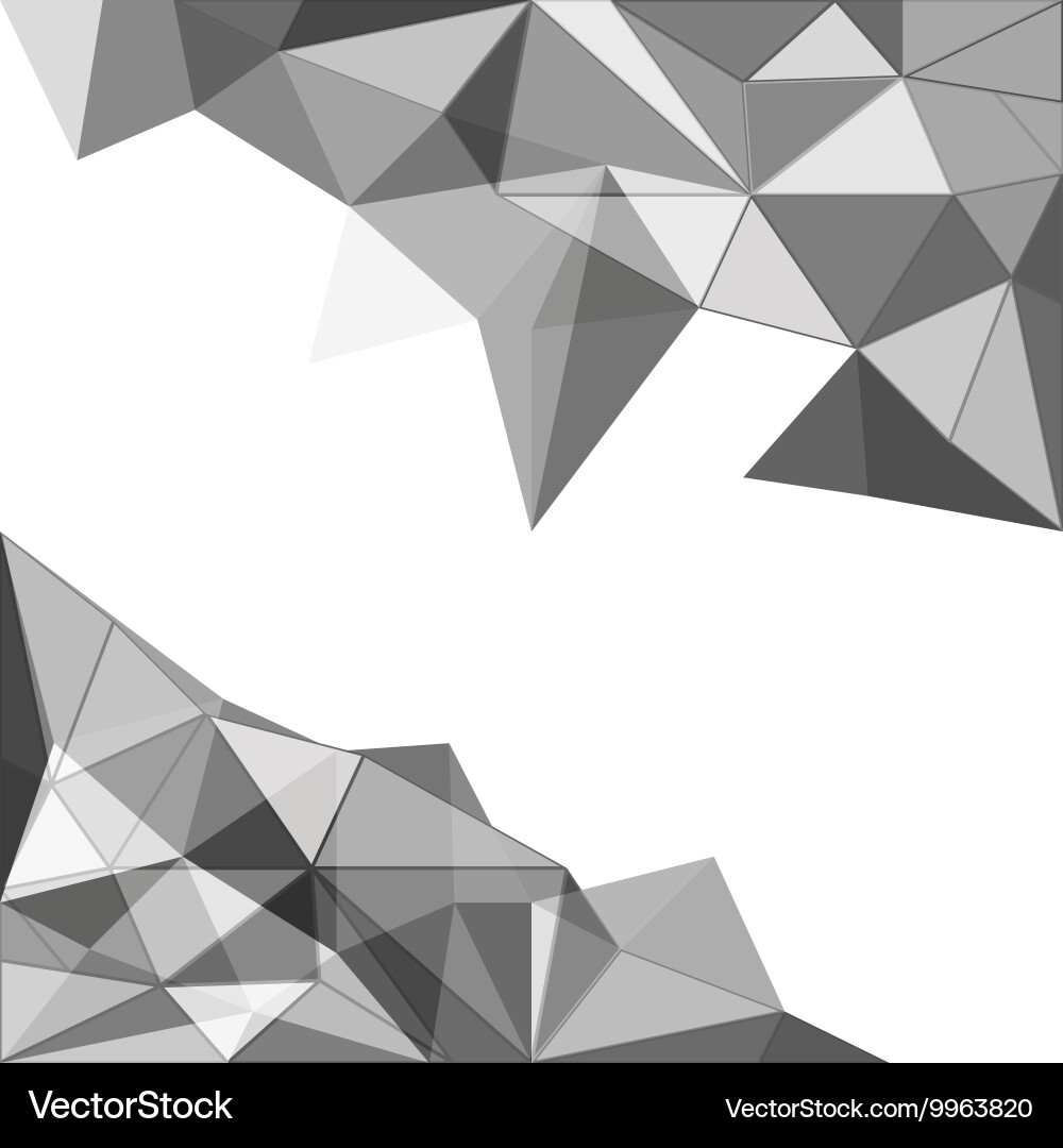 Abstract background of different figures template Vector Image