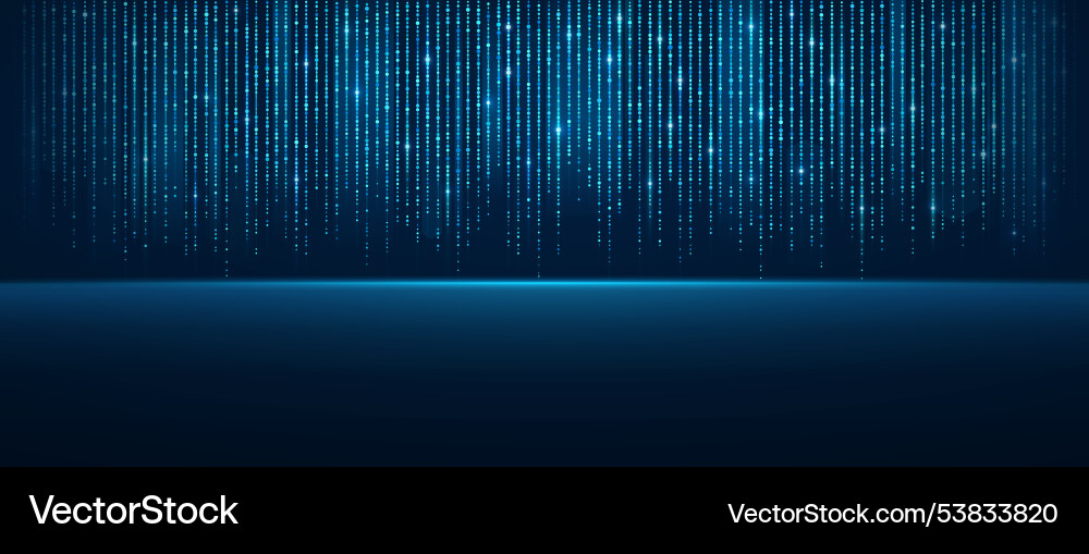 Big data visualization high-tech light line Big data visualization high-tech light line vector image