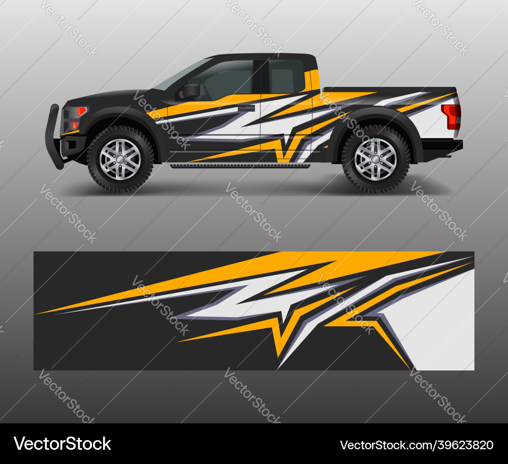 Offroad Racing Stripe Pattern Vector Image