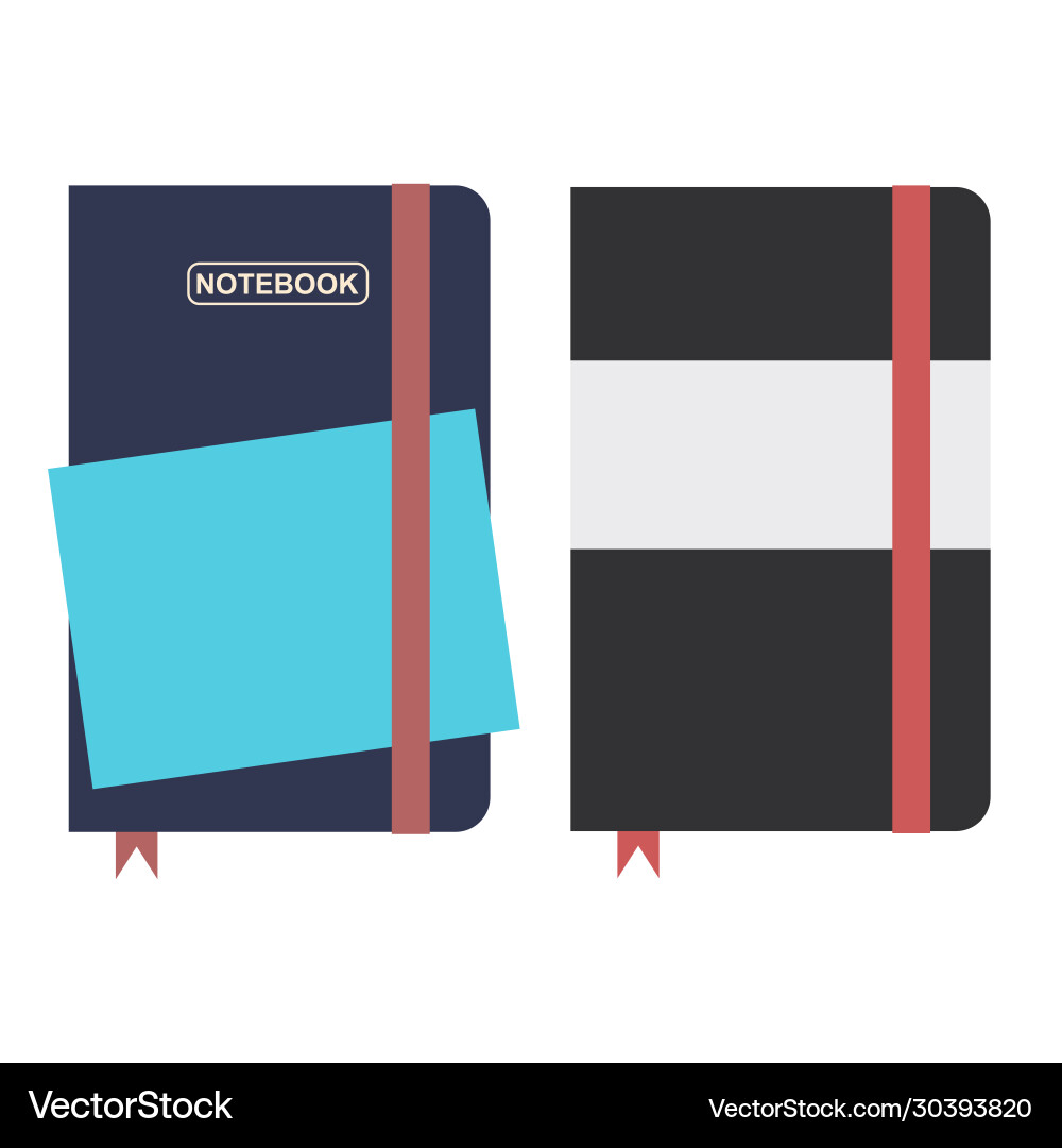Realistic notebook Realistic notebook vector image