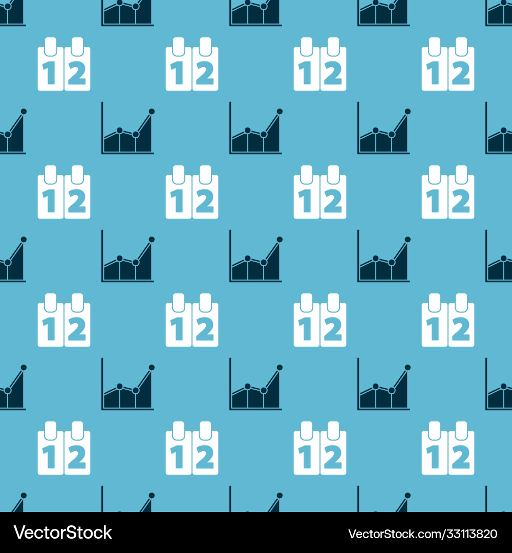 Set graph schedule chart diagram and calendar Vector Image
