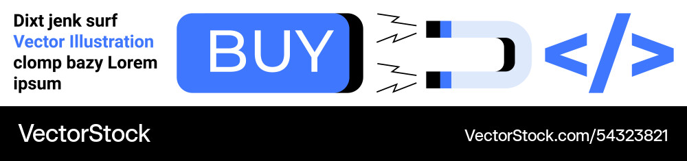 Business concept with call-to-action button Vector Image