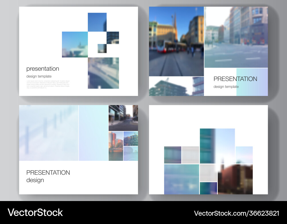 Layout presentation slides design Layout presentation slides design vector image