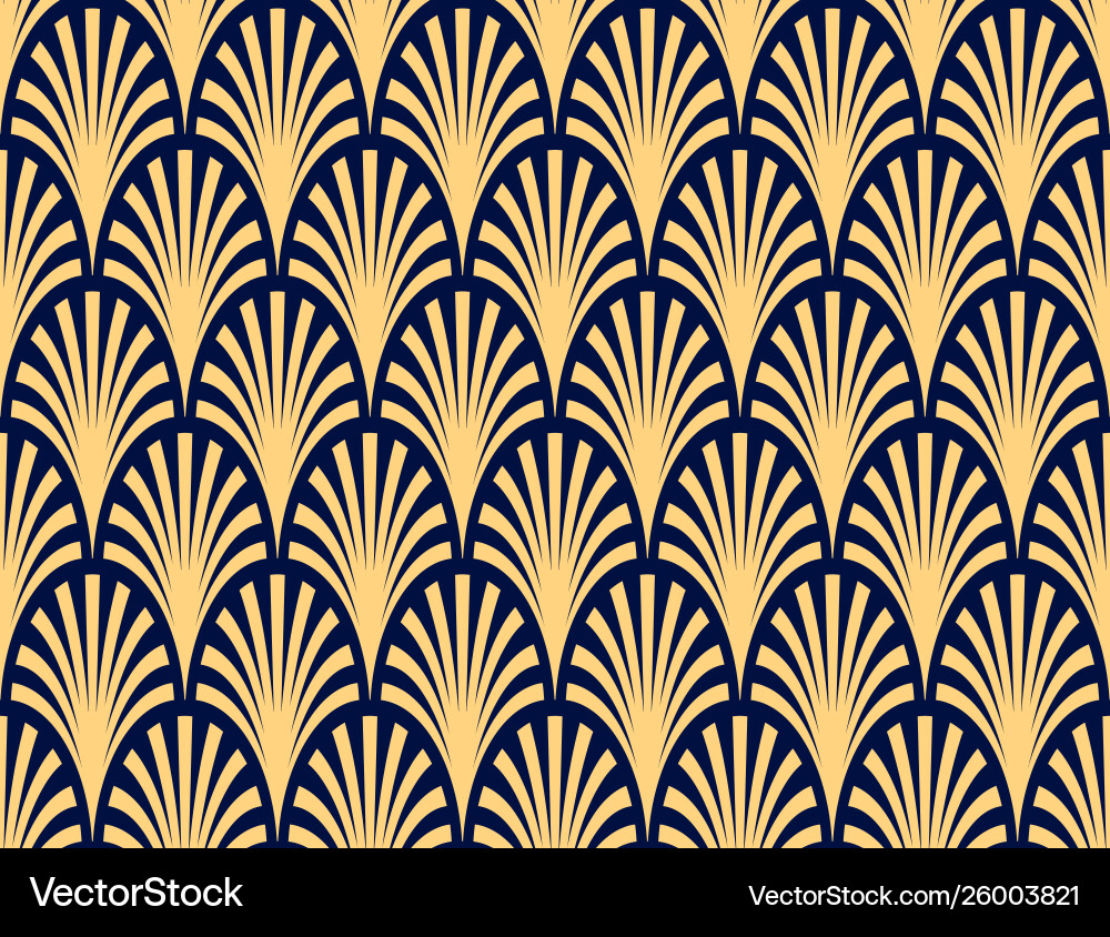 Seamless abstract palm branch pattern Vector Image