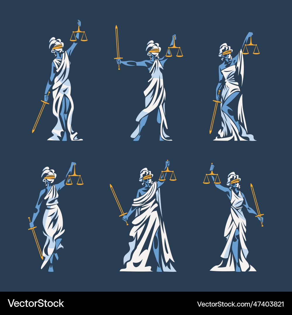 Themis as ancient greek goddess and lady justice Themis as ancient greek goddess and lady justice vector image