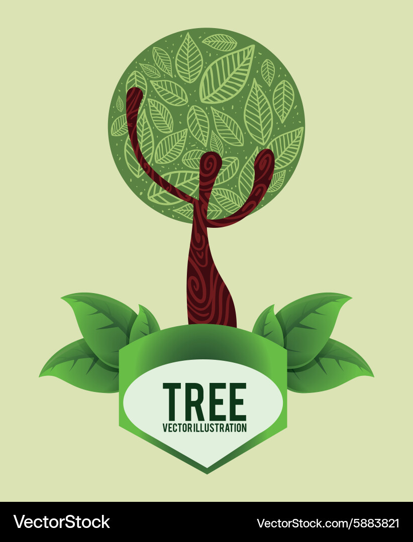 Tree design vector image