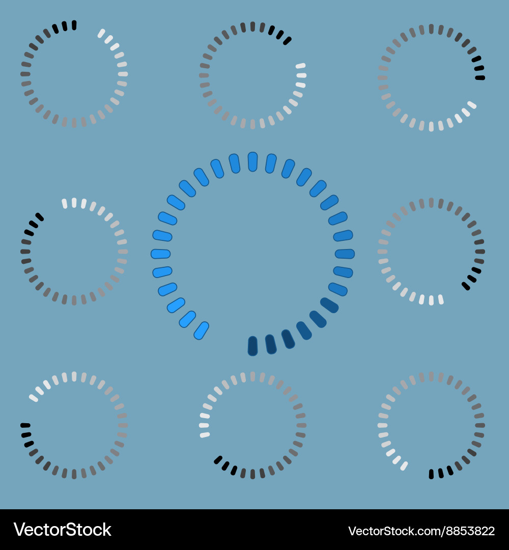 Circular Loader Animation Vector Image