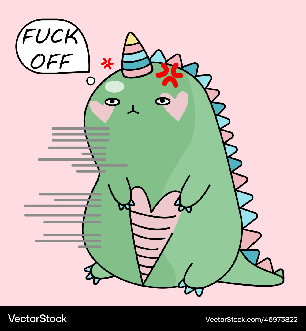 Dinocorndinosaur Einhornschnitt Cartoon Drachen Dinocorndinosaur Einhornschnitt Cartoon Drachen vektorbild