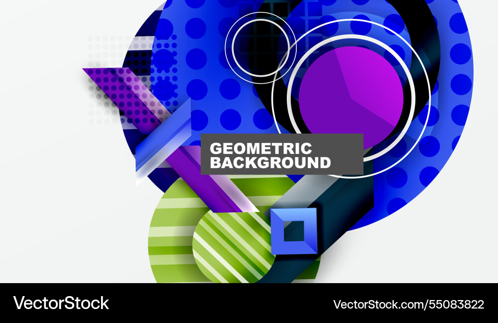 Dynamic complex geometric abstract background Dynamic complex geometric abstract background vector image