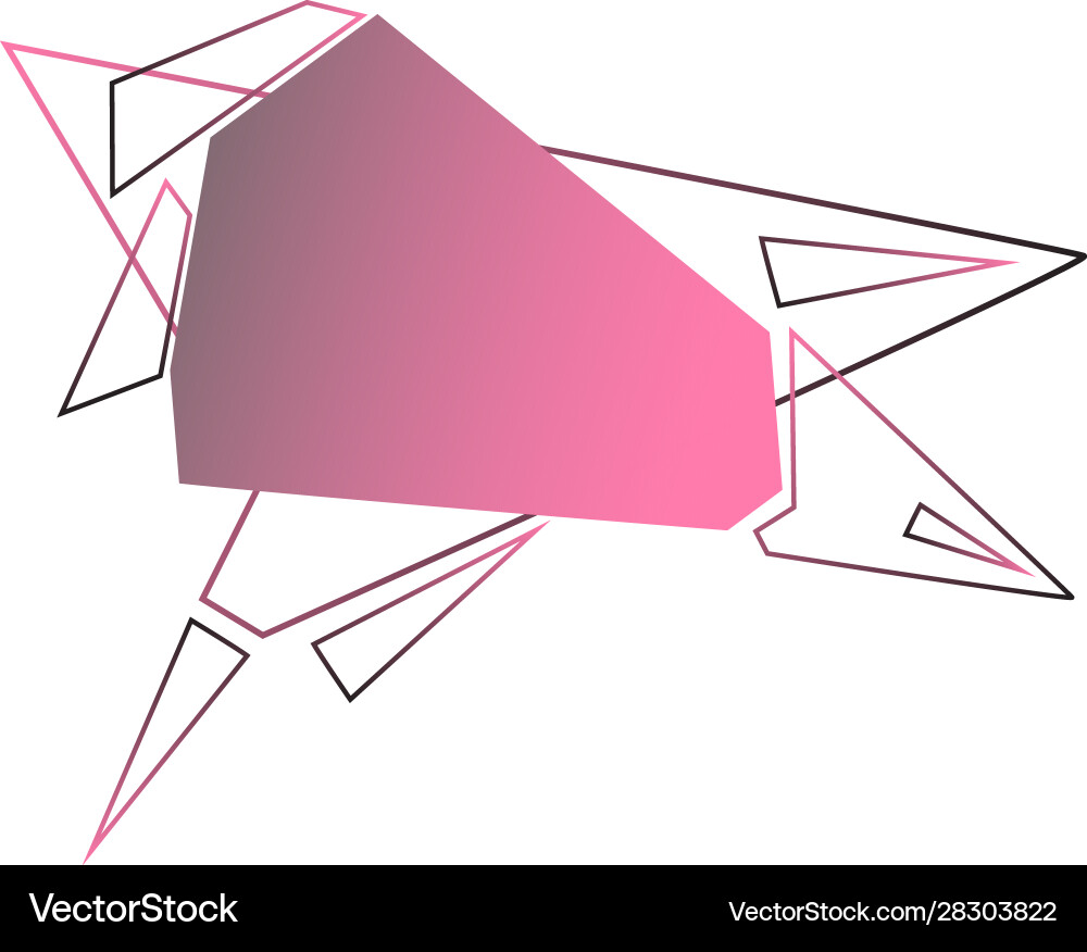 Dynamical colored forms and line vector image