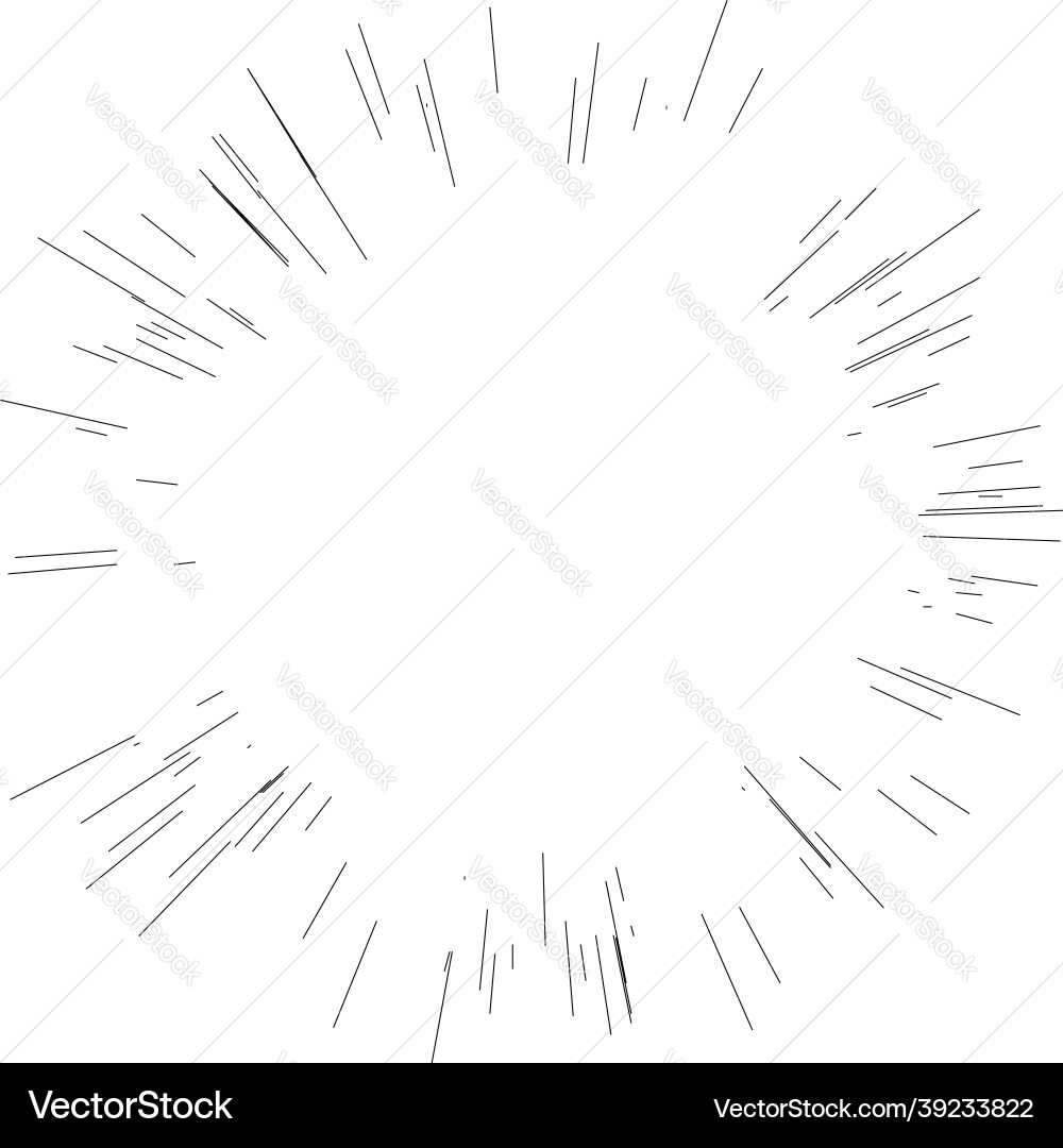 Radial radiating dynamic rays beams lines Radial radiating dynamic rays beams lines Vector Image
