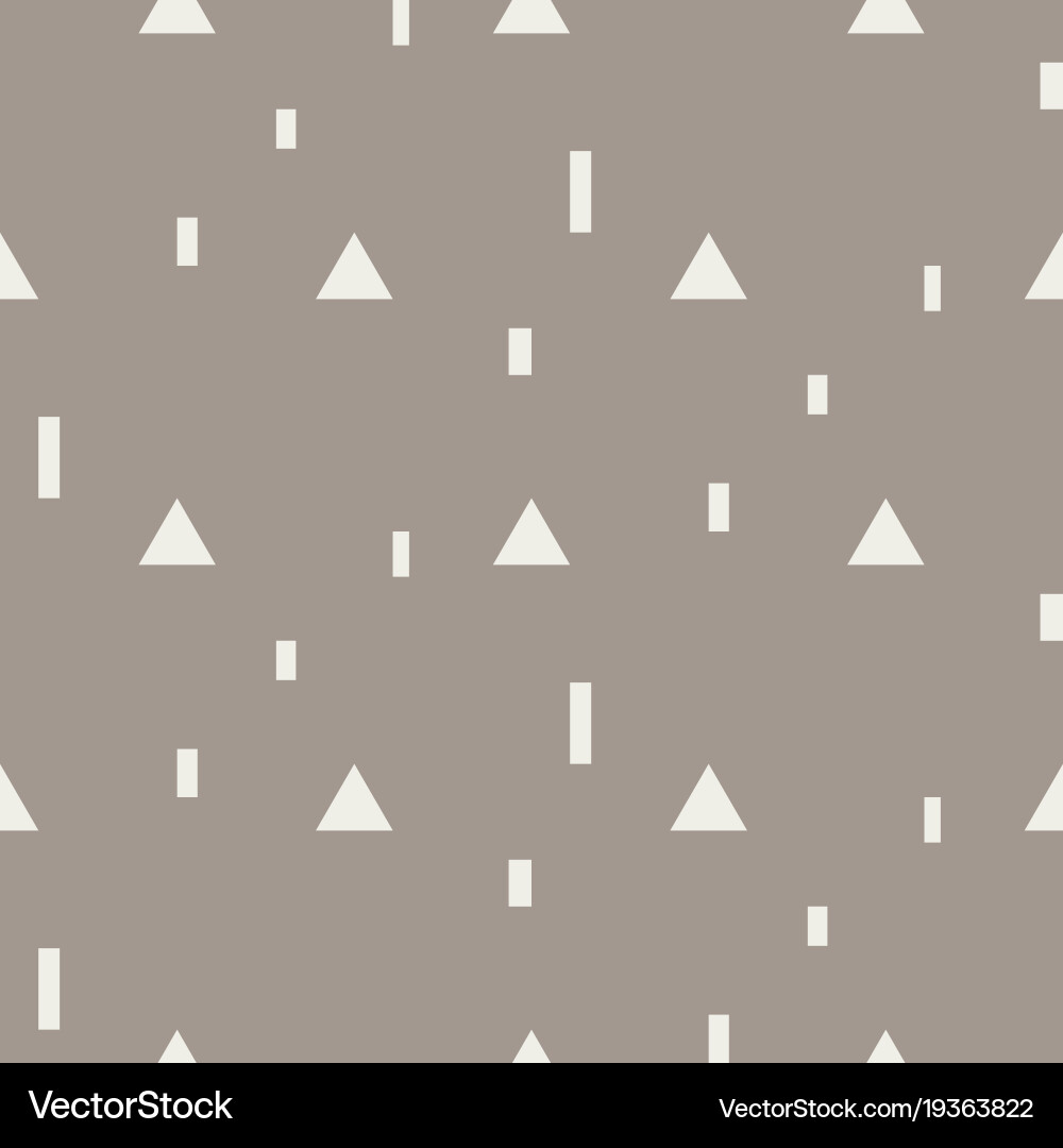 Random triangle shapes seamless pattern vector image