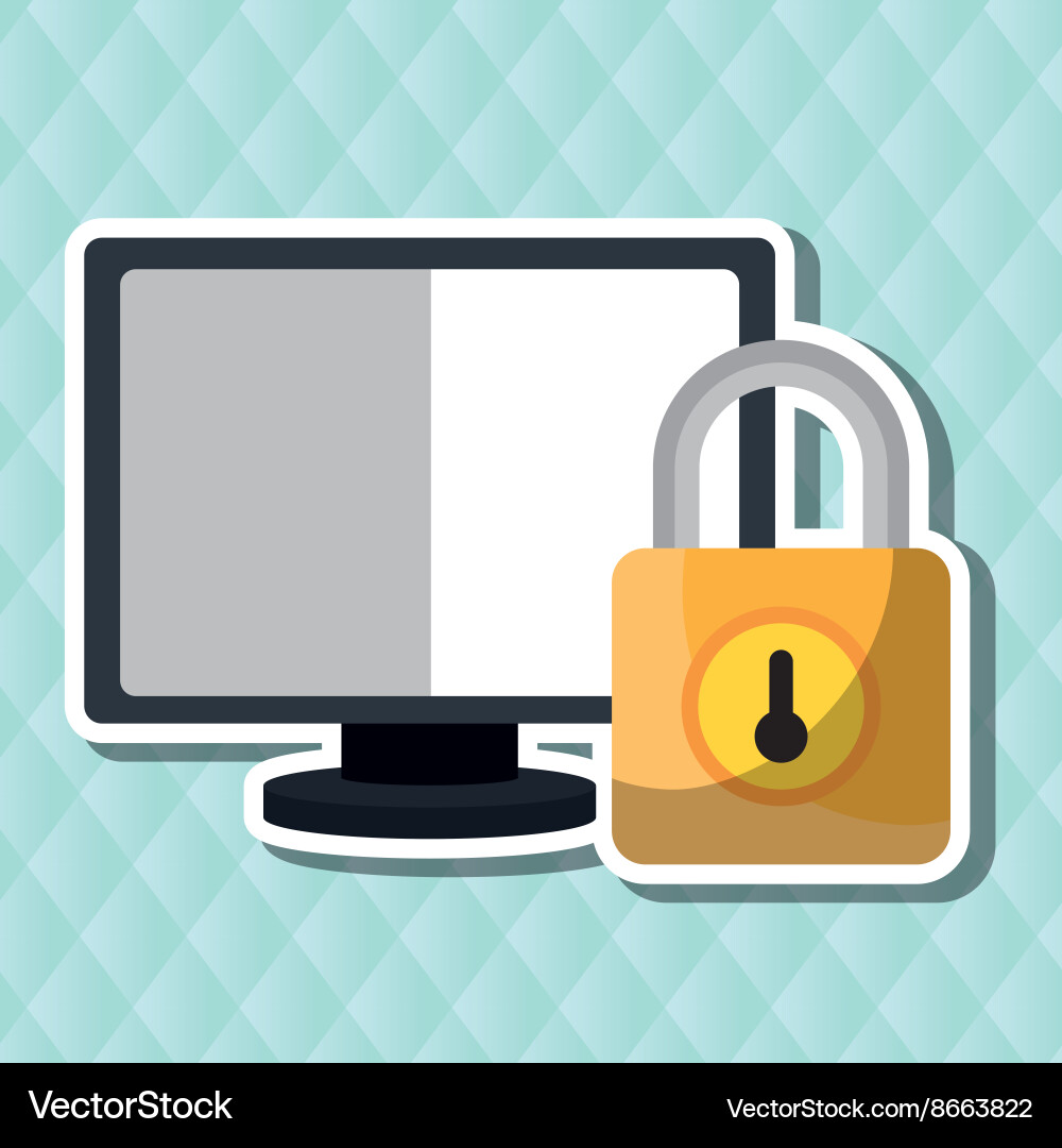 Security system design Vector Image