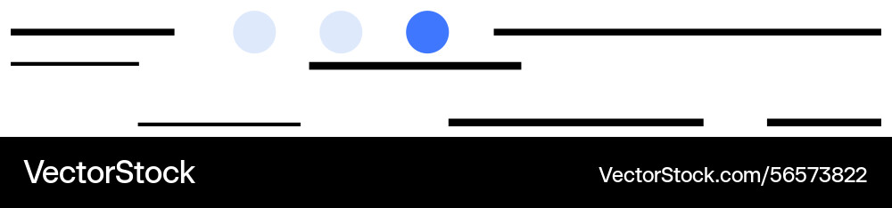 Simple horizontal lines and dots representing Simple horizontal lines and dots representing vector image
