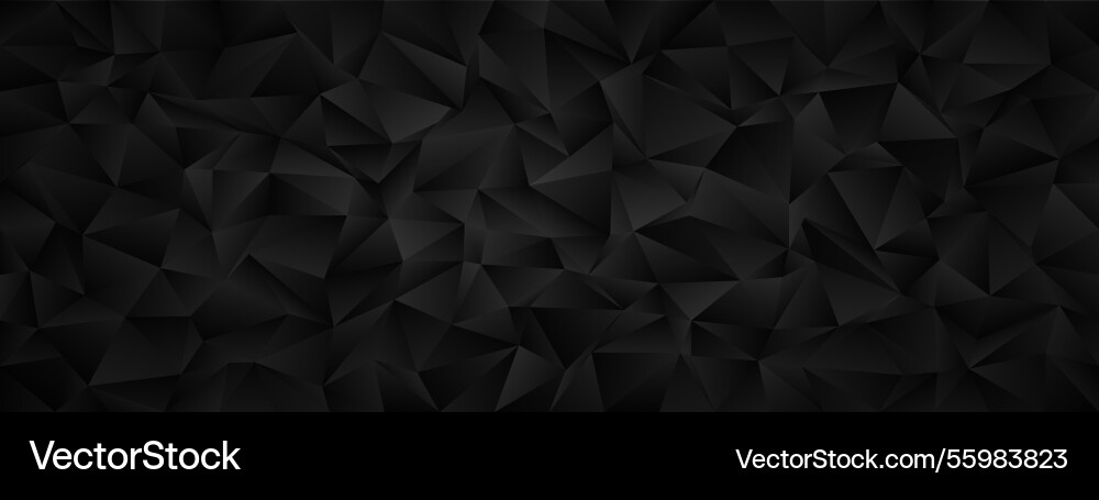 Abstract geometric pattern with dark triangular vector image