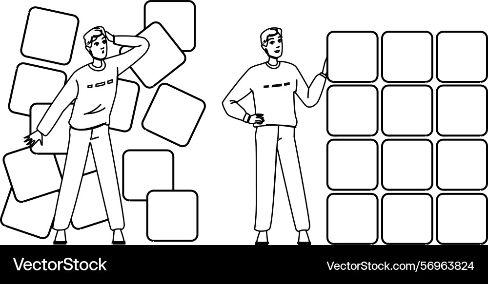 Abstract structured data Abstract structured data vector image